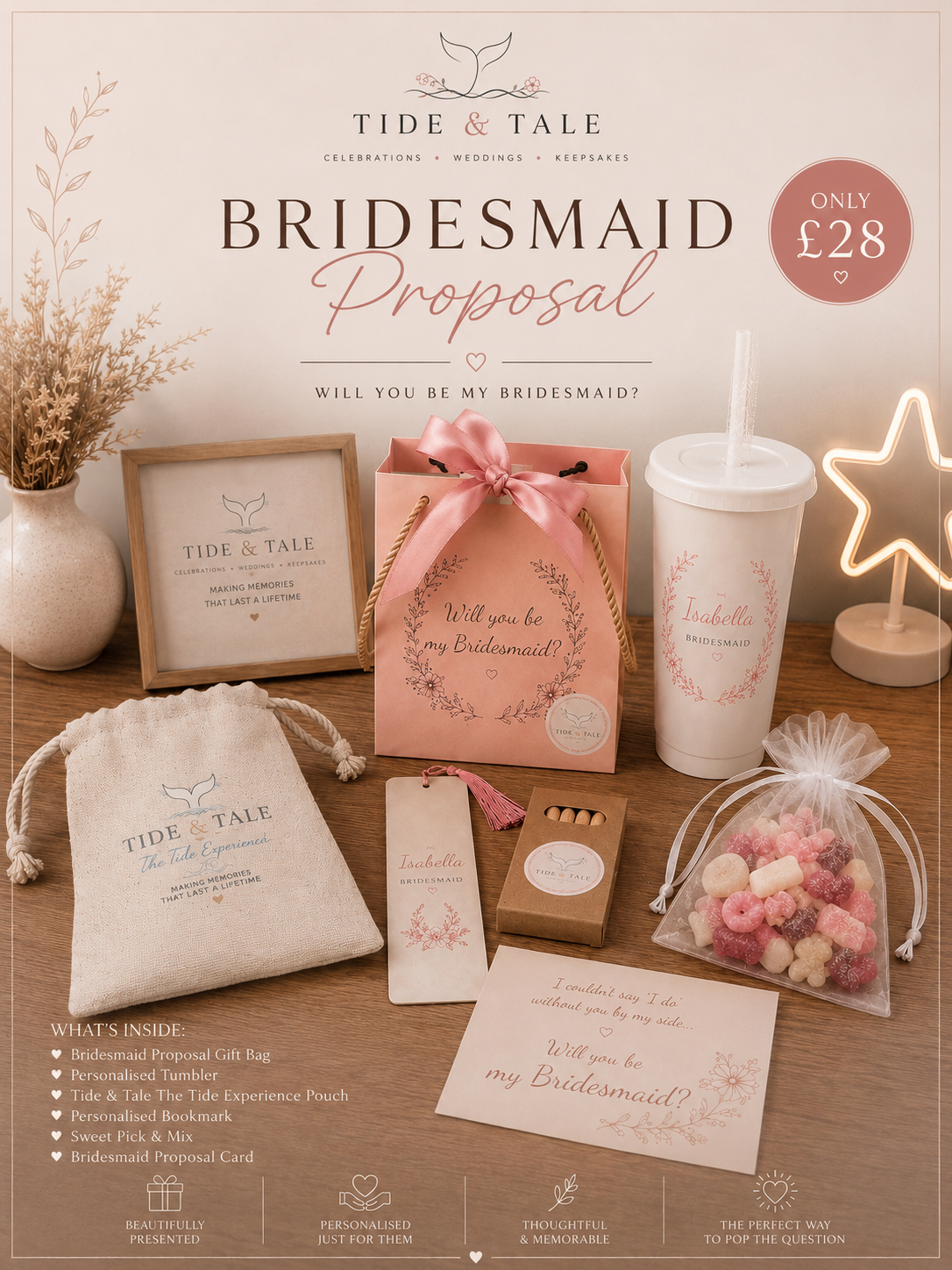 Tide & Tale Bridesmaid Proposal