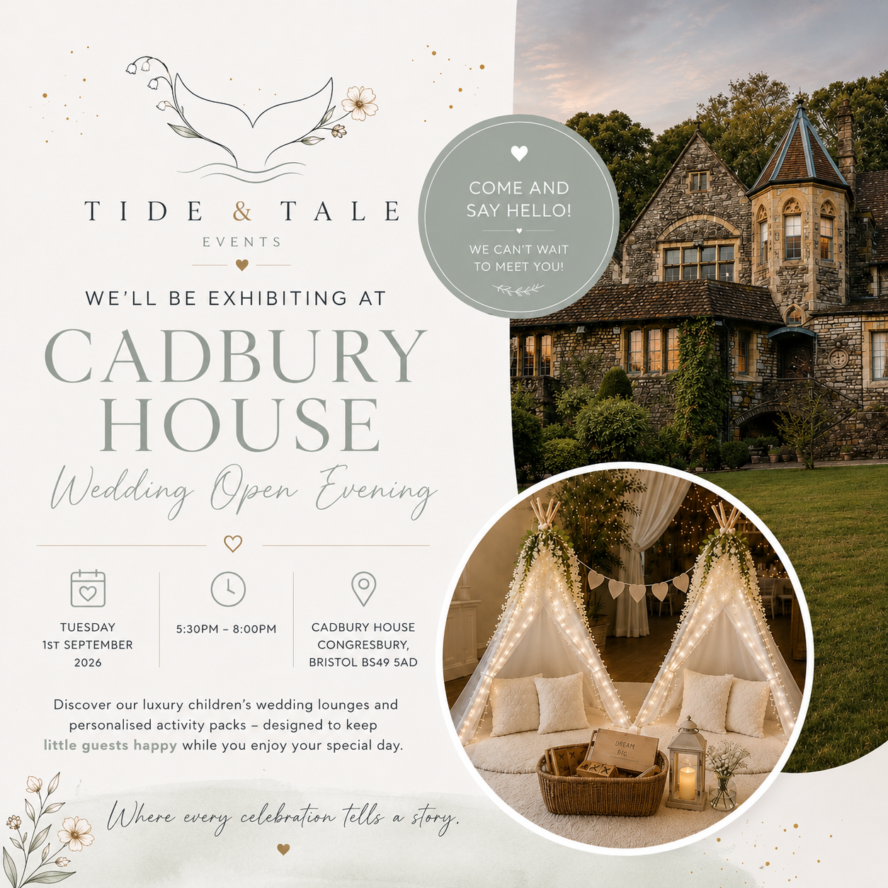 Cadbury House Wedding Evening