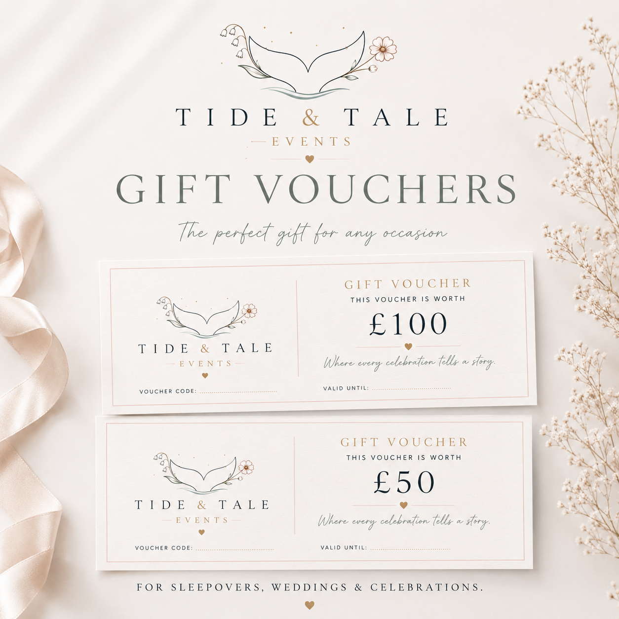 Tide & Tale Gift Vouchers